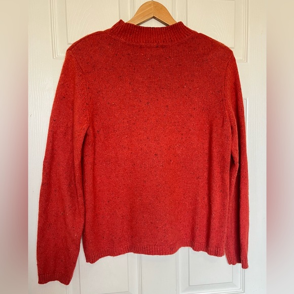 ALFRED DUNNER VINTAGE EMBROIDERED FLOWER BEADED AUTUMN SWEATER WOOL BLEND SZ PM - Picture 8 of 15